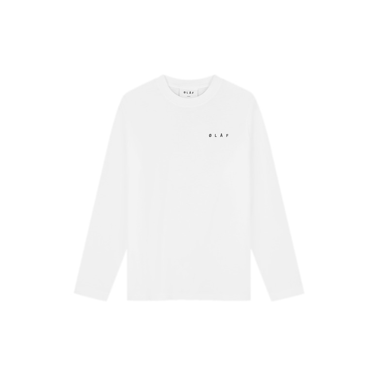 Olaf Hussein t-shirt wit 1