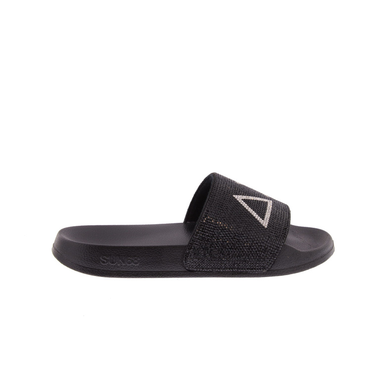 Sun68 thong slippers black 1