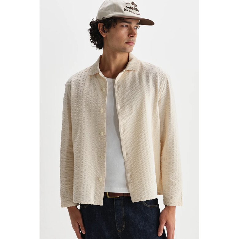 Wax London hemd ecru 2