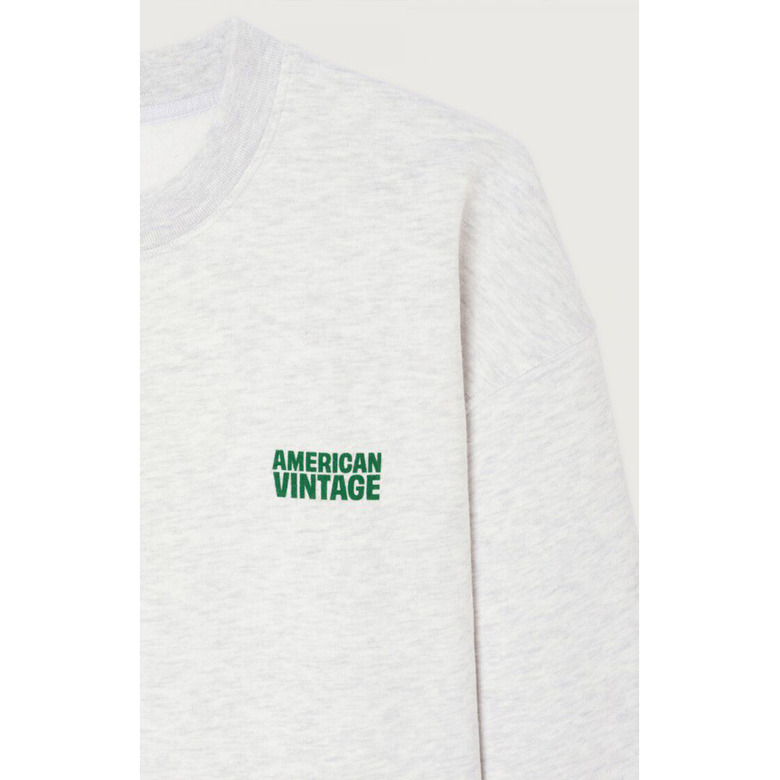 American Vintage sweater grijs 2