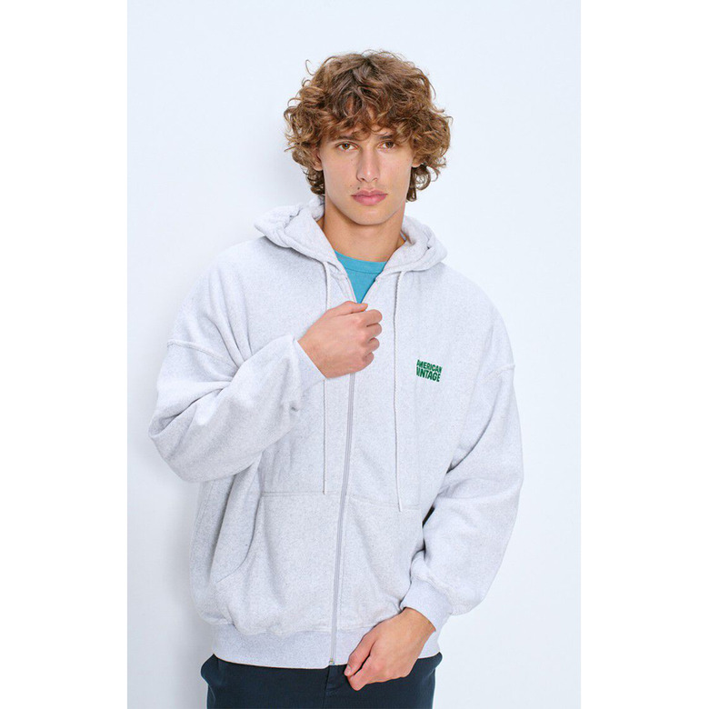 American Vintage sweater grijs 2