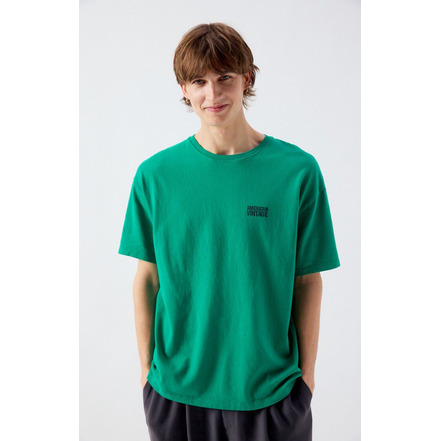 American Vintage t-shirt vert