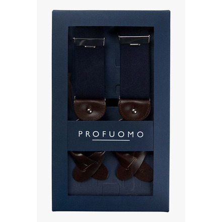 Profuomo hosenträger schwarz