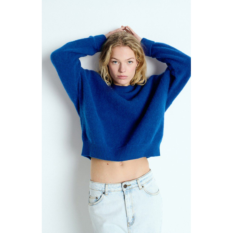 American Vintage pull bleu 2