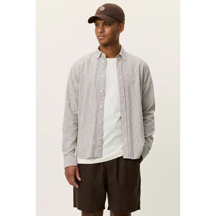 Les Deux chemise brun