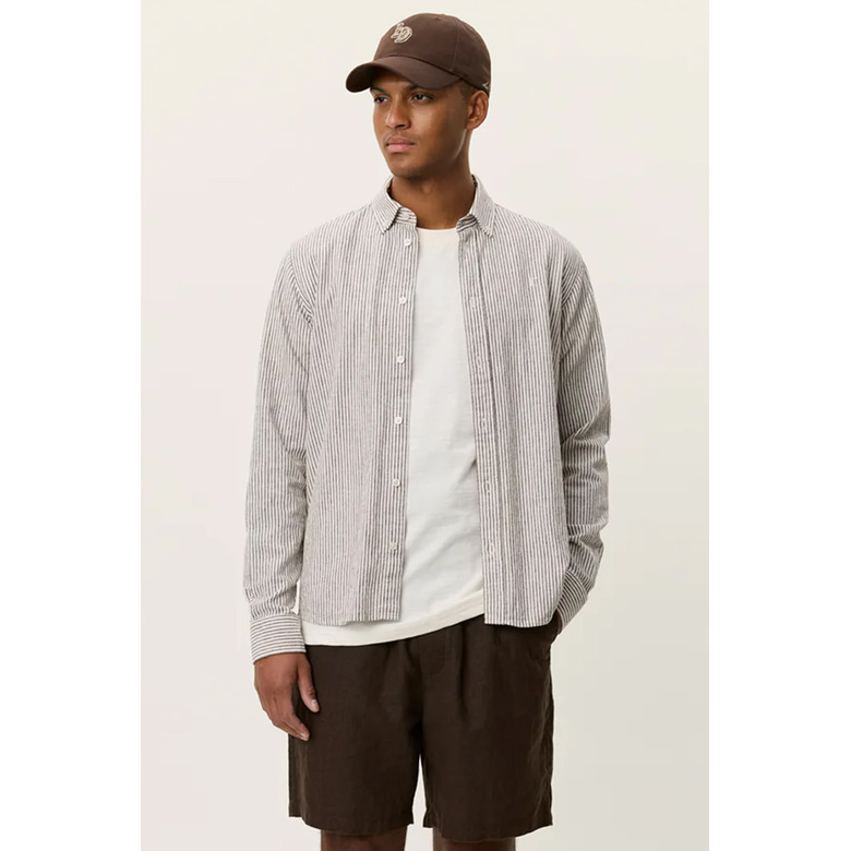 Les Deux chemise brun 2