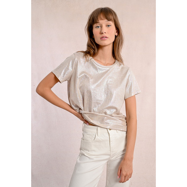 Molly Bracken t-shirt beige 2