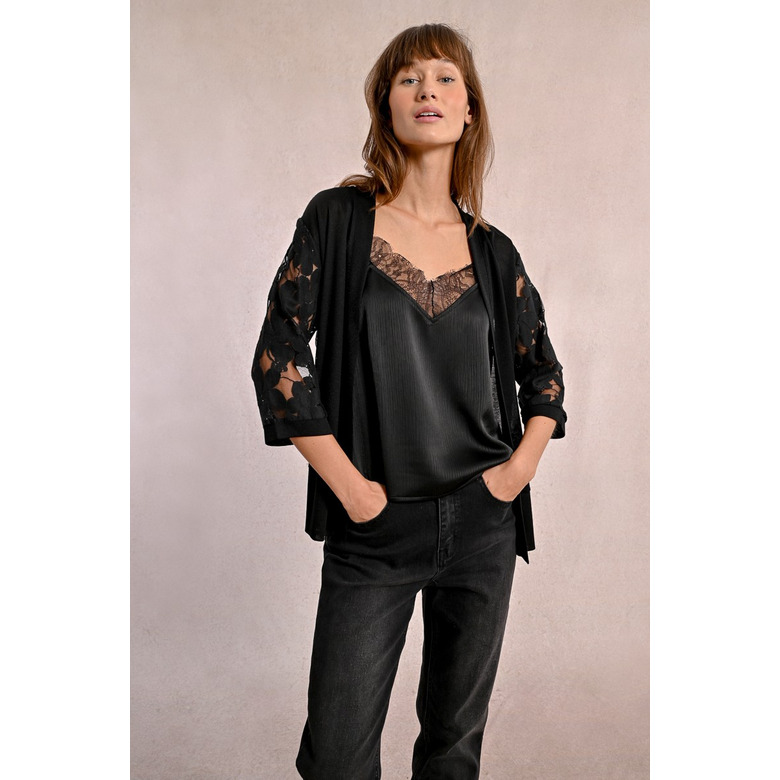 Molly Bracken cardigan noir 2