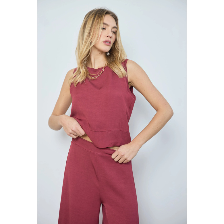 Love At Me topje bordeaux 2