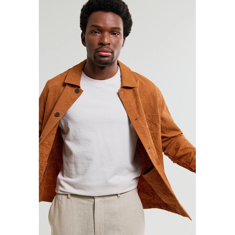 Wax London vest cognac 2