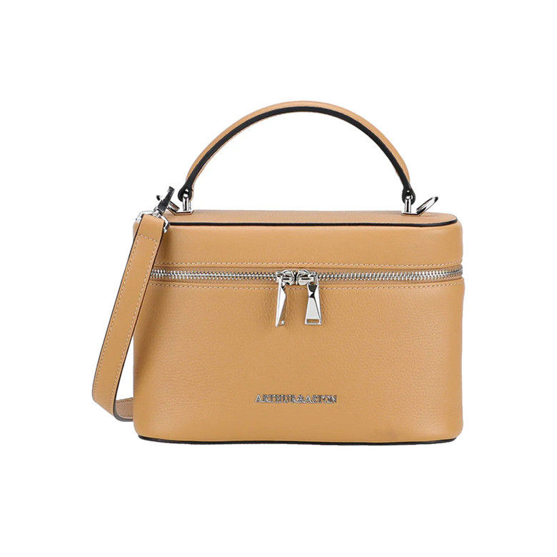 Arthur & Aston sac à main camel 1
