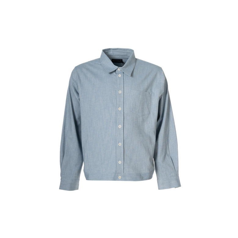 Nathalie Vleeschouwer hemd blauw 1