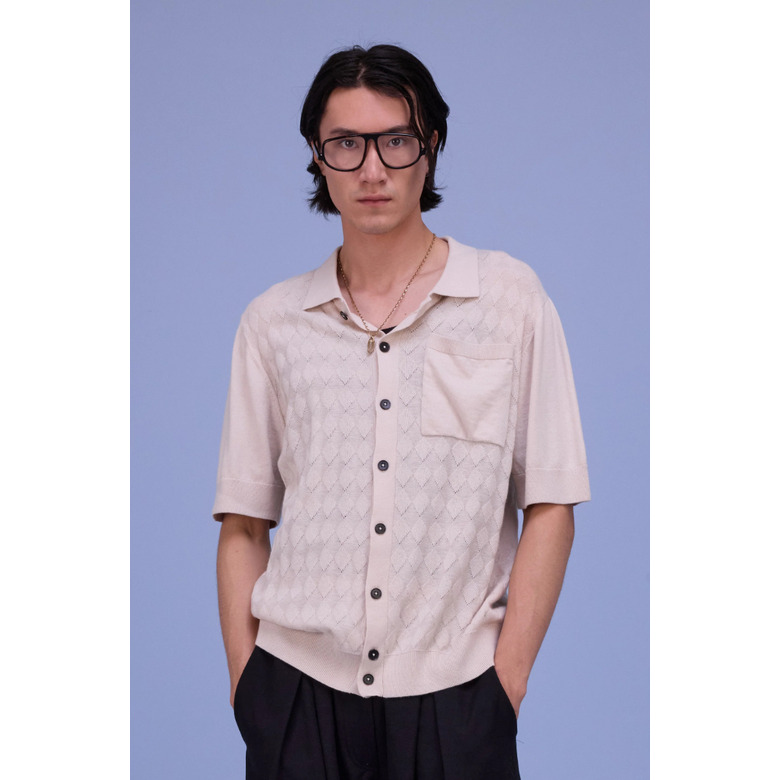 Nathalie Vleeschouwer polo ecru 2