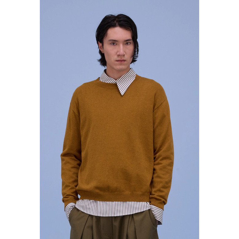 Nathalie Vleeschouwer trui geel 2