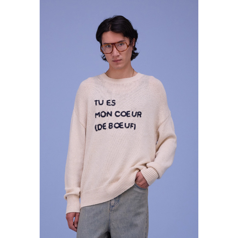Nathalie Vleeschouwer trui ecru 2