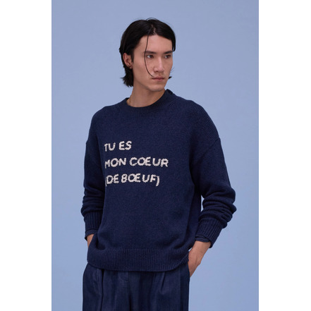 Nathalie Vleeschouwer trui blauw