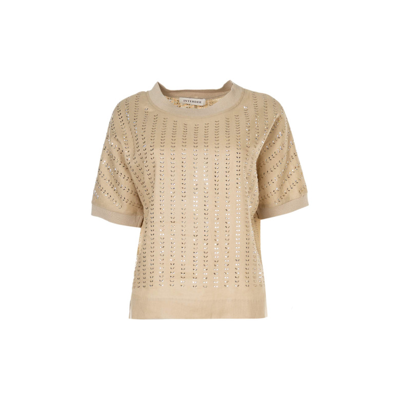 Interdee t-shirts lightbrown 1