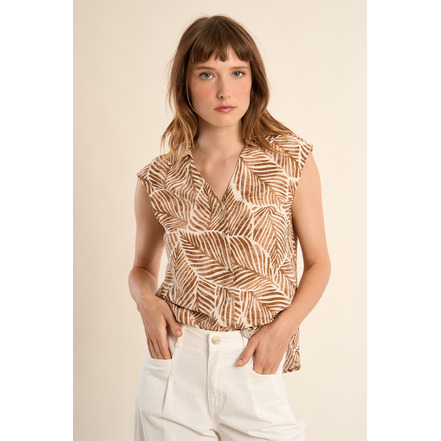 Molly Bracken blouse bruin