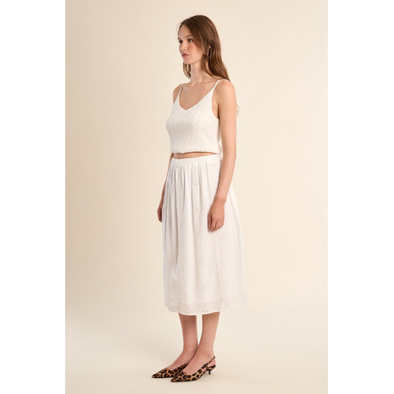 Molly Bracken rok ecru