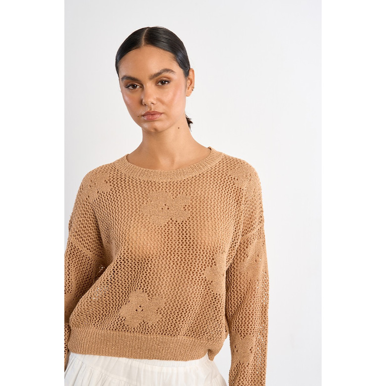 Molly Bracken trui camel 2