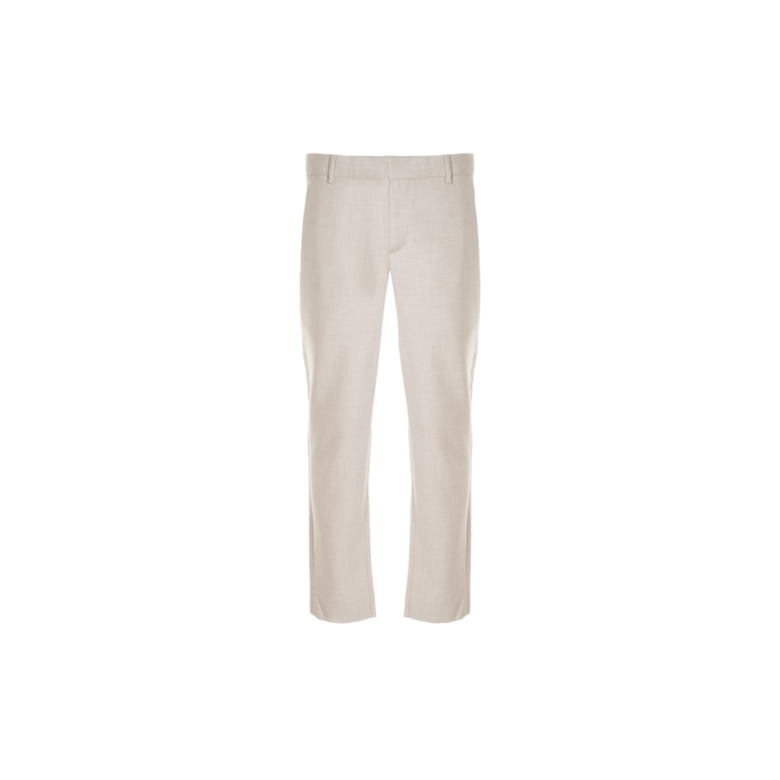 Plain trousers 34 inch ecru 1