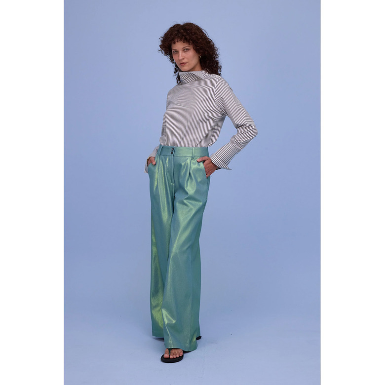 Nathalie Vleeschouwer broek blauw 2