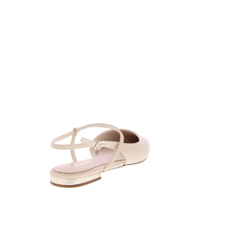Tamaris slingbacks ecru 4