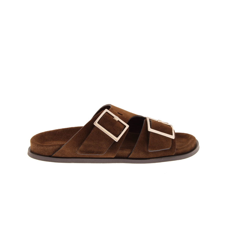 Alohas slippers bruin 1