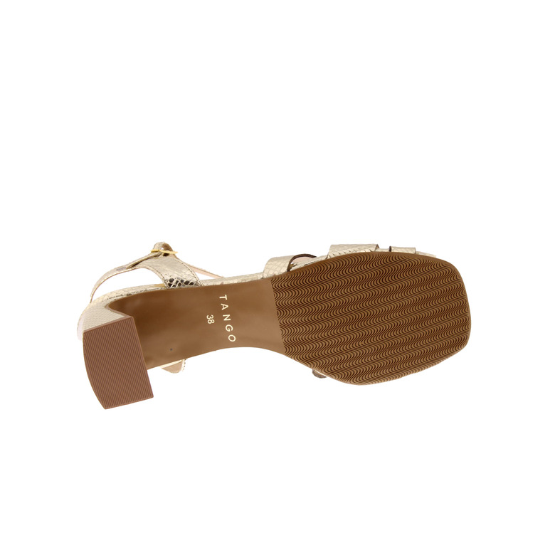 Tango sandalen goud 5