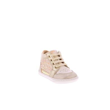 Shoopom veterschoenen goud