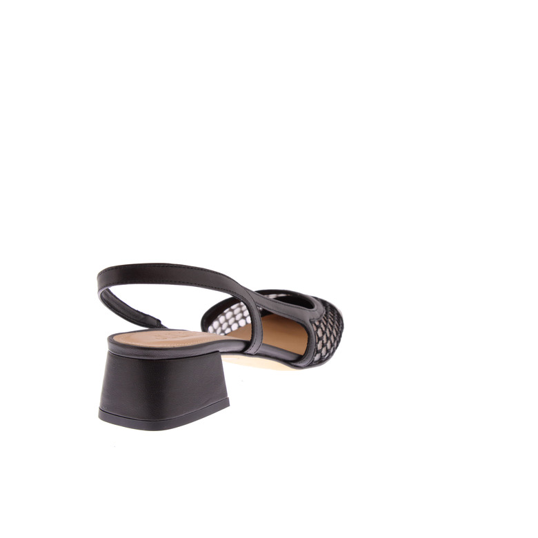 Julie Dee slingbacks zwart 4