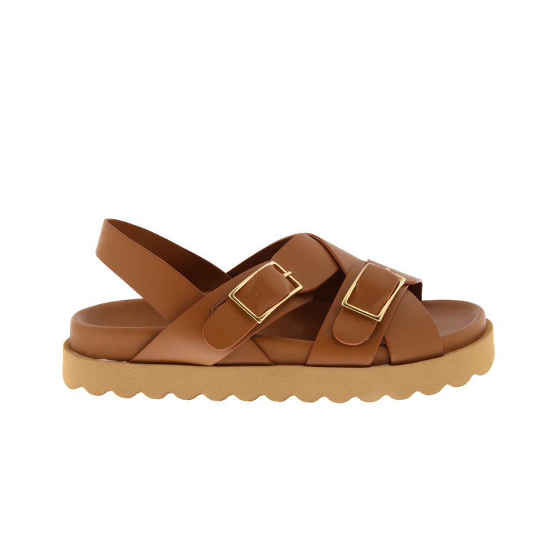 Donna Lei sandalen cognac 1