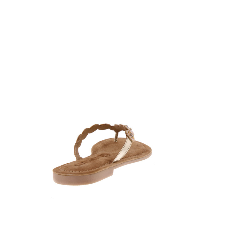 Lazamani slippers goud 4
