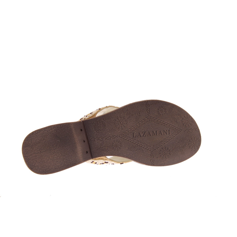 Lazamani slippers ecru 5