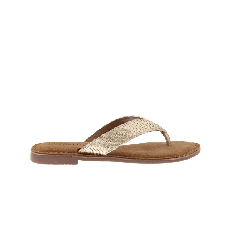 Lazamani slippers goud 1