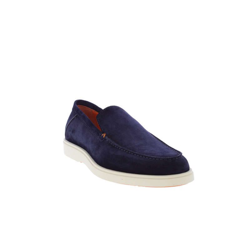 Santoni mocassins & loafers blauw 2