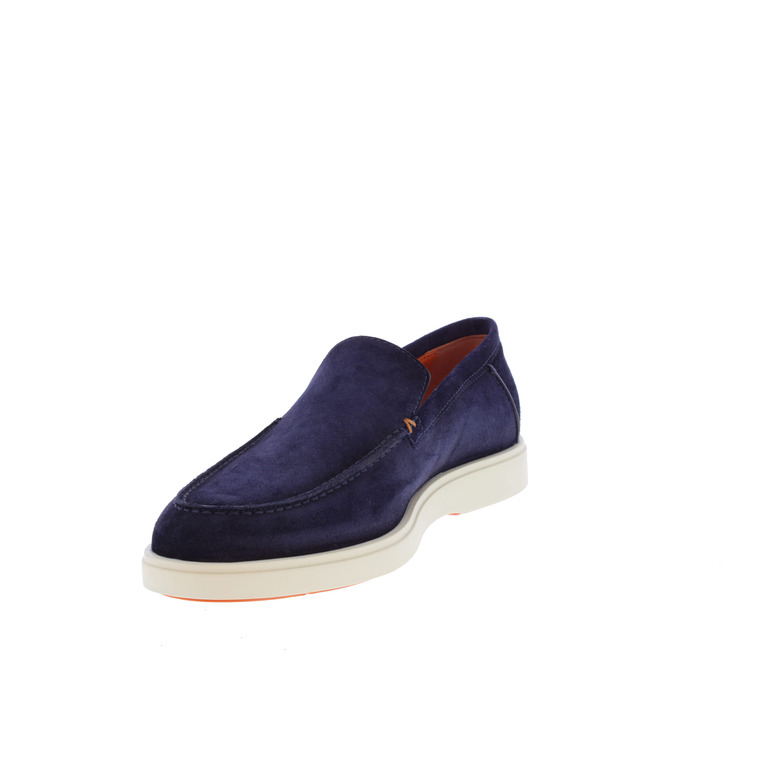 Santoni mocassins & loafers blauw 3