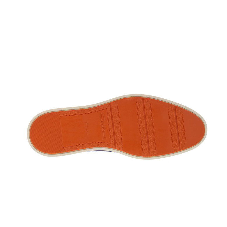 Santoni mocassins & loafers blauw 5