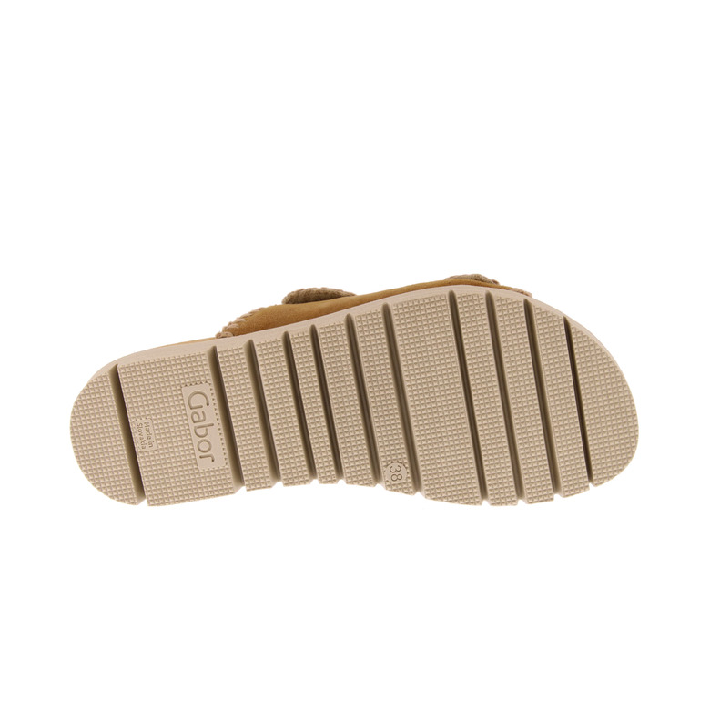 Gabor slippers camel 5