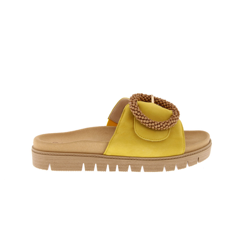 Gabor slippers geel 1