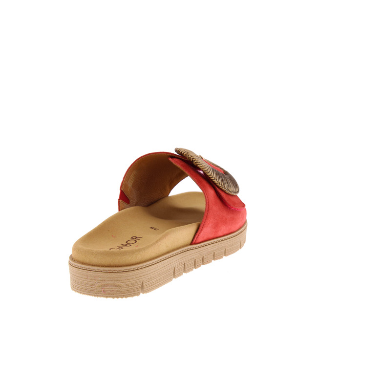 Gabor slippers rood 4