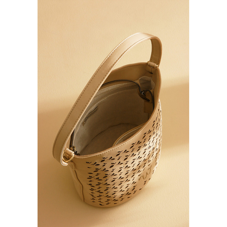 Woomen Vegan handtasche beige 2