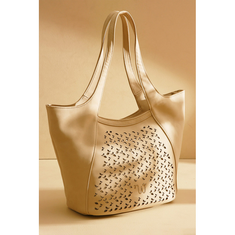 Woomen Vegan shopper beige 2