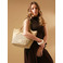 Woomen Vegan shopper beige 3
