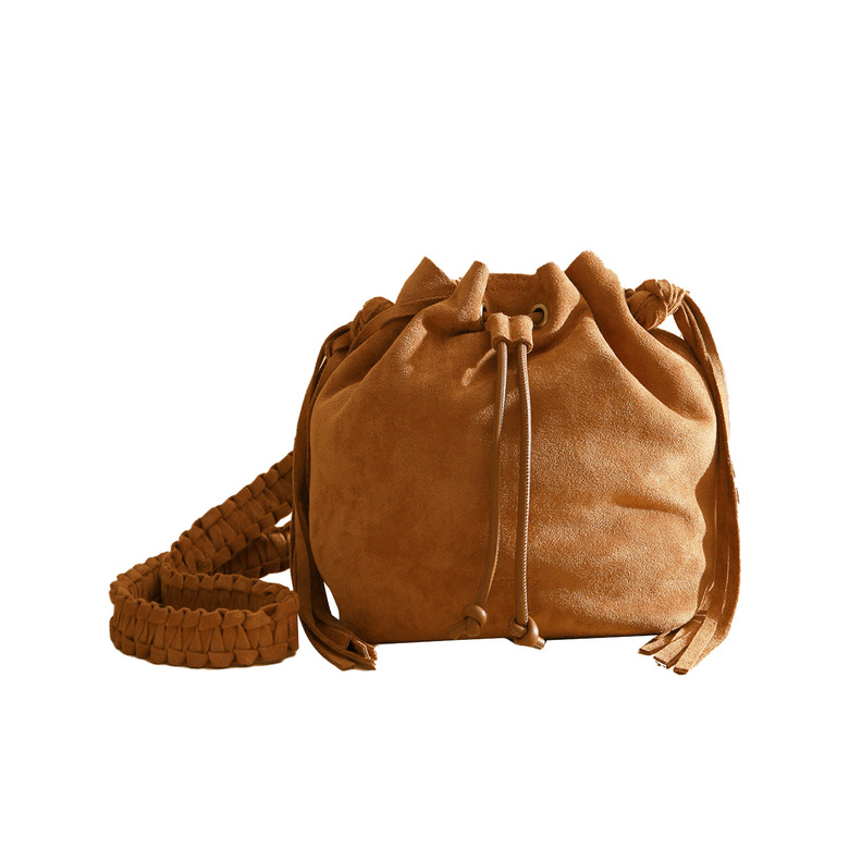 Woomen Vegan crossbody camel 1