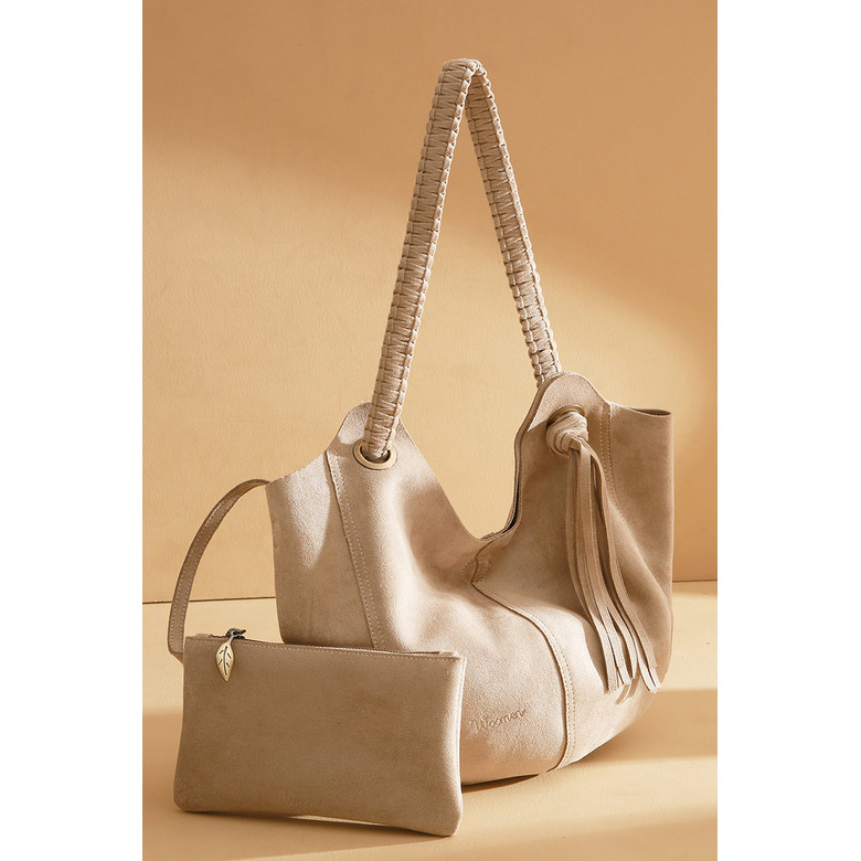 Woomen Vegan shoulder bag grey 2