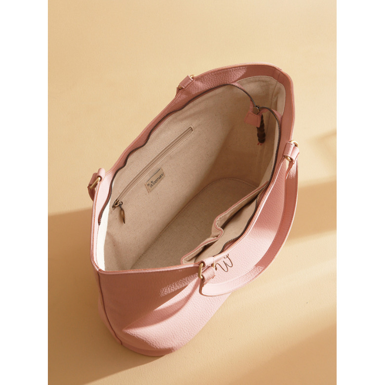 Woomen Vegan shopper roze 4