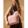 Woomen Vegan shopper roze 5