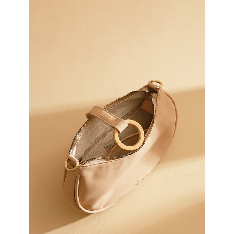 Woomen Vegan sac bandoulière beige 3