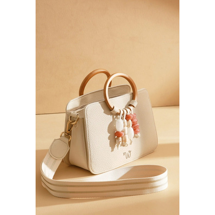 Woomen Vegan sac à main ecru